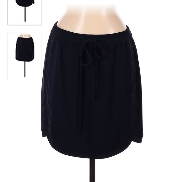 J. Crew Navy Blue Draw String Skirt - Picture 5 of 5